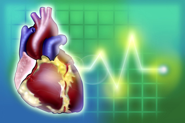 Latido cardíaco con efecto de pulso jpg image
 - Foto, Imagen