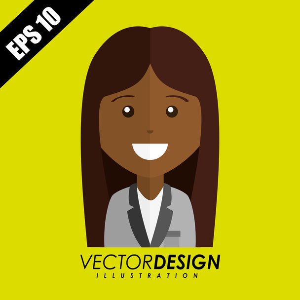 návrh uživatelského profilu  - Vektor, obrázek