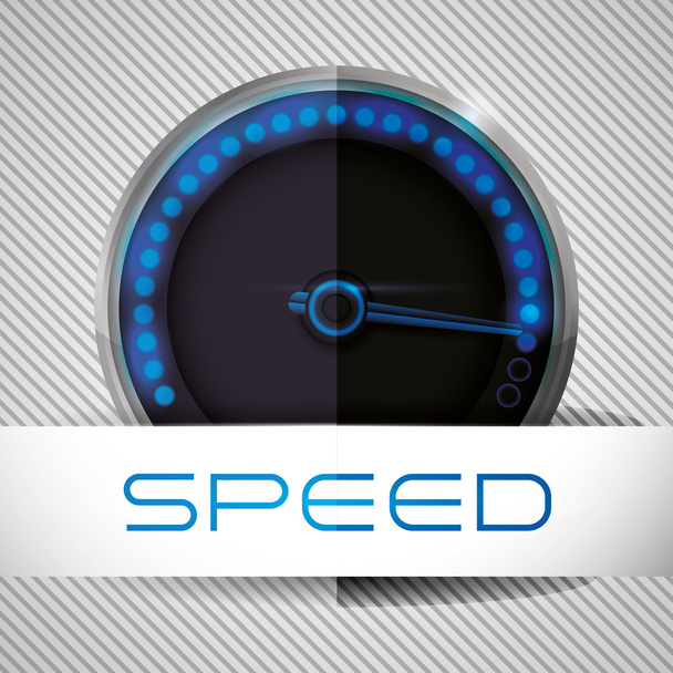 speed concept with icon design, vector illustration 10 eps graphic. - Vetor, Imagem