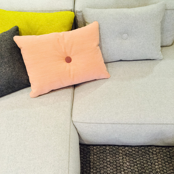 Puha textil kanapé párnák - Fotó, kép