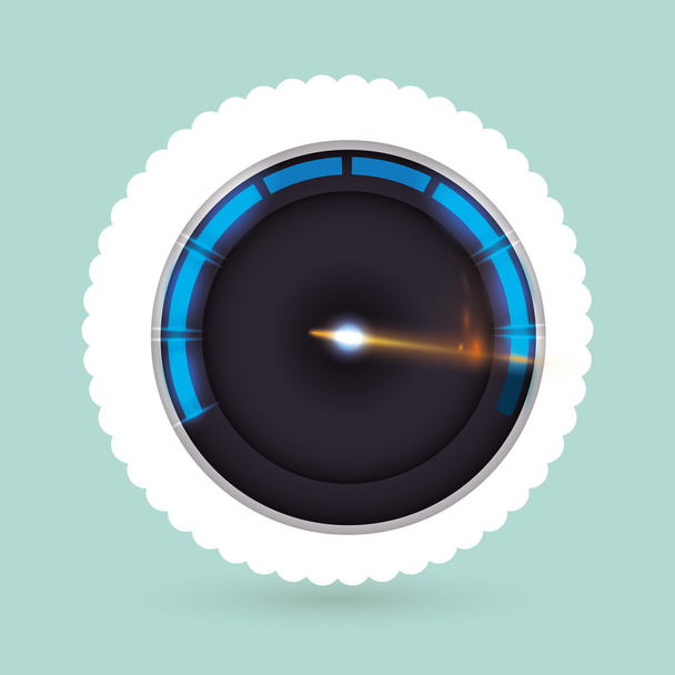 speed concept with icon design, vector illustration 10 eps graphic. - Wektor, obraz