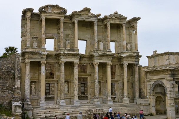 budynek biblioteki w Efezie - Zdjęcie, obraz