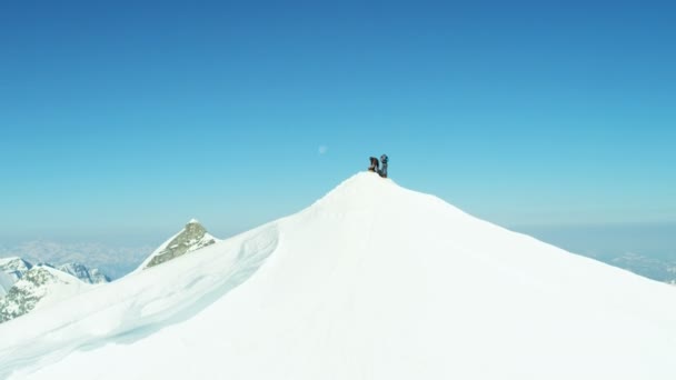 tepe Monch dağcılar İsviçre ile - Video, Çekim
