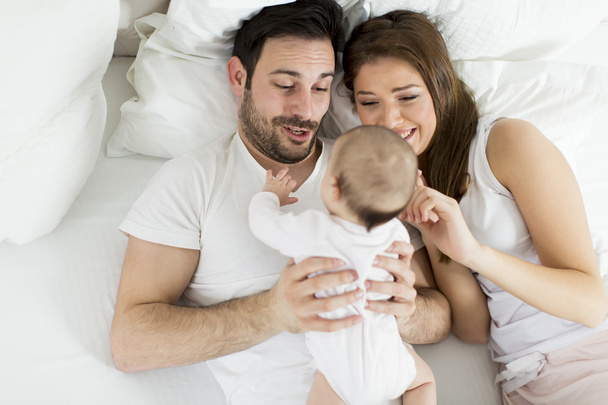 Happy family with baby - Photo, Image