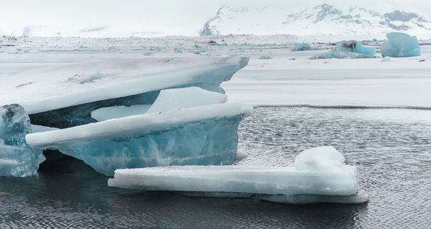 Lagune glaciaire de Jokulsarlon
 - Photo, image