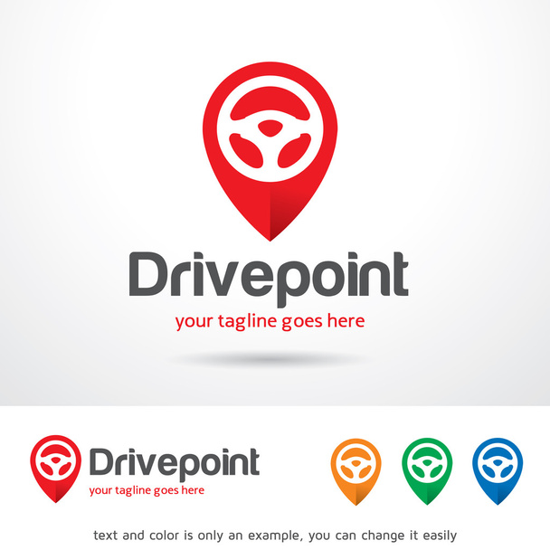 drive point logo vorlage design vektor - Vektor, Bild