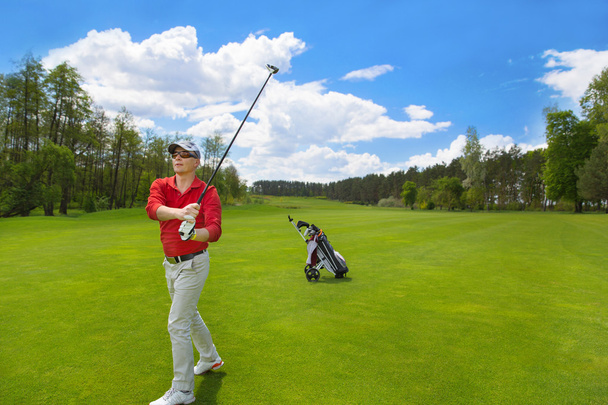male golf player - Photo, Image