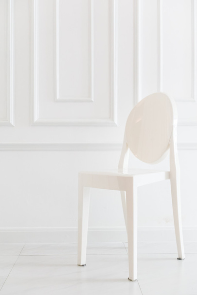 Lege stoel decoratie in de woonkamer interieur - Foto, afbeelding