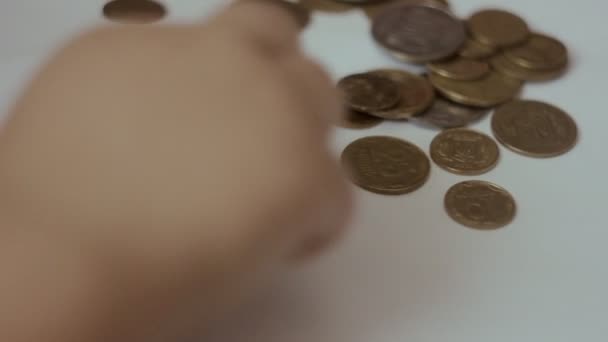 2 人の子供に現金の表面採集 - 映像、動画