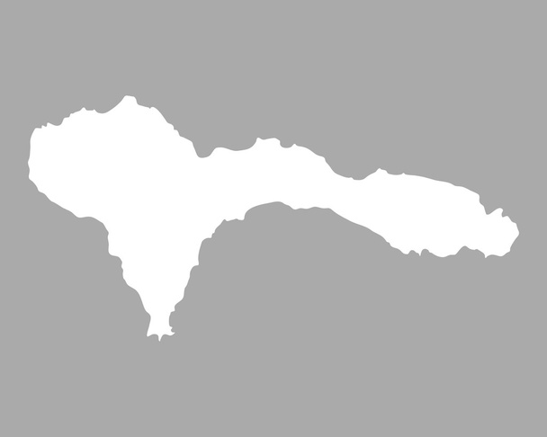 Sao Nicolau térképe - Vektor, kép
