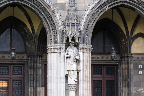 Parliament entrance statue - 写真・画像