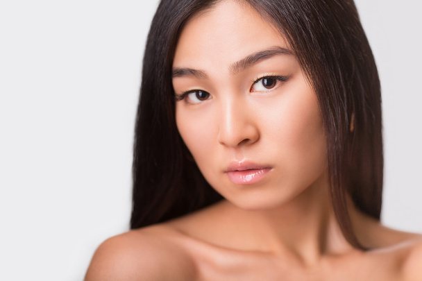 Face of Asian lady - Foto, Imagen