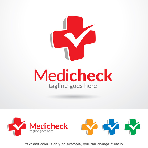 Controllo medico Logo Template Design Vector
 - Vettoriali, immagini
