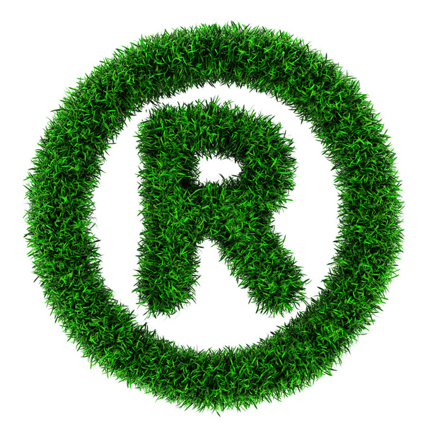 Símbolo de marca de hierba
 - Foto, imagen