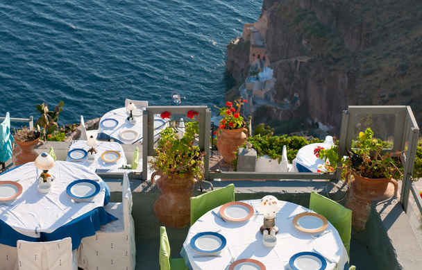 Görög étterem, Santorini - Fotó, kép