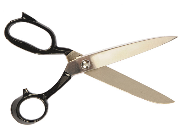 Steel scissors - Photo, Image