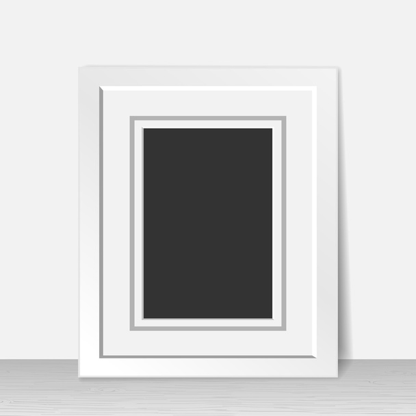 Maketa bílý rámeček - Vektor, obrázek