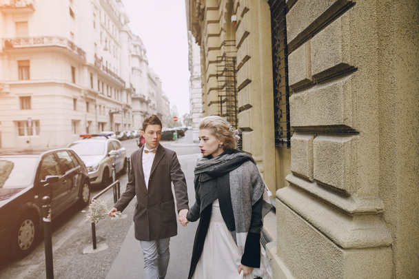 wedding day in Budapest - Foto, imagen