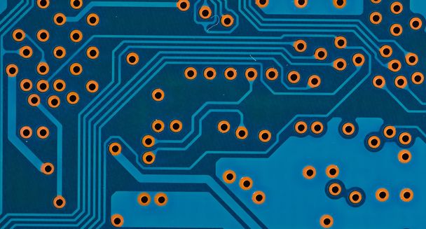 Close up of computer circuit board - Фото, изображение