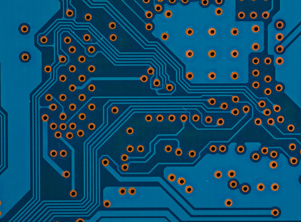 Close up of computer circuit board - Фото, изображение