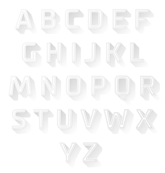 font design set - Vector, Image