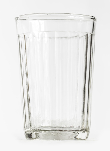 Empty thick glass tumbler - Foto, Imagem