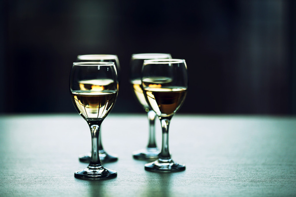 Bright Glasses of wine  - Photo, Image