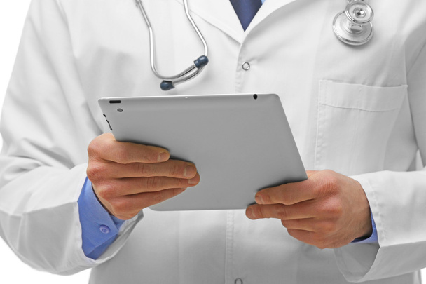 modern Doctor with tablet  - Foto, Imagen