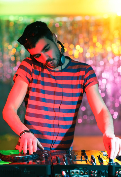 DJ playing music  - Фото, изображение