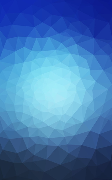padrão de design poligonal azul, que consistem em triângulos e gradiente no estilo origami
. - Foto, Imagem