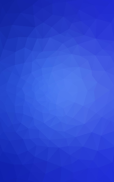 Μπλε πολυγωνικό design pattern, που αποτελείται από τρίγωνα και κλίση στο στυλ του origami. - Φωτογραφία, εικόνα