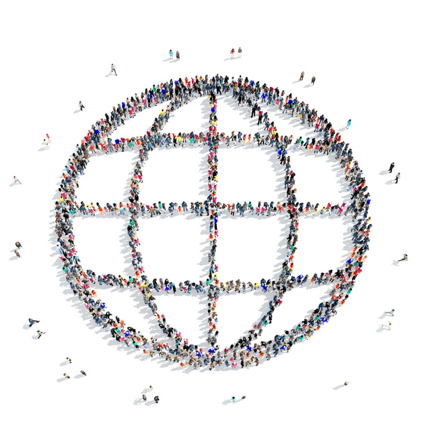 personnes forment l'icône Globe
 - Photo, image