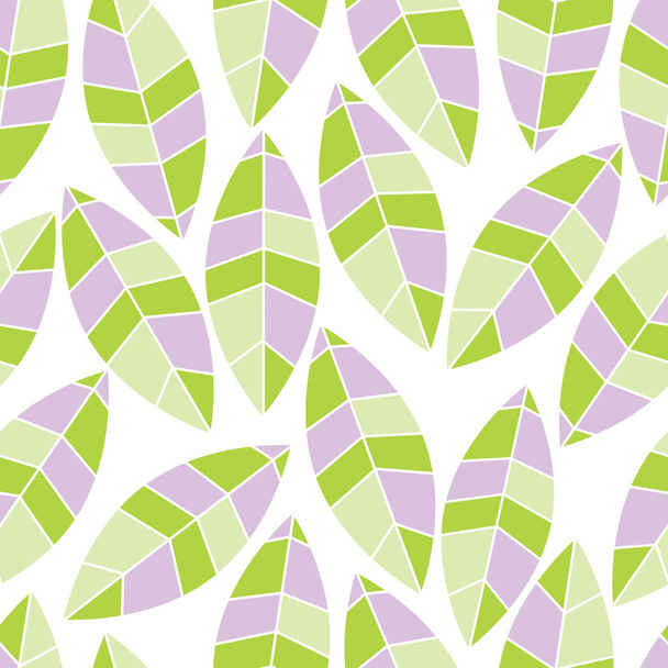 Abstract seamless pattern of leaf - Διάνυσμα, εικόνα