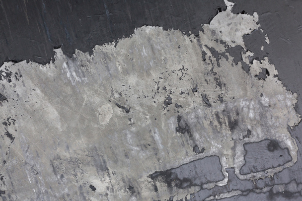 セメント モルタル壁テクスチャ グランジ背景が黒の塗料 - 写真・画像