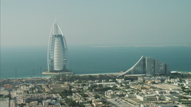 burj al arab 7 sterne hotel in dubai - Filmmaterial, Video