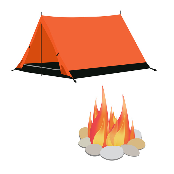 Camping gear raster - Photo, image