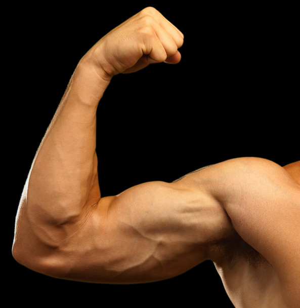 silny biceps - Zdjęcie, obraz