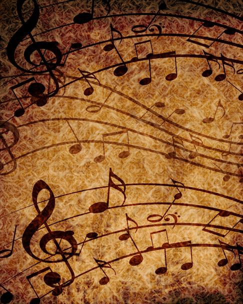 Old music sheet - Foto, Imagem