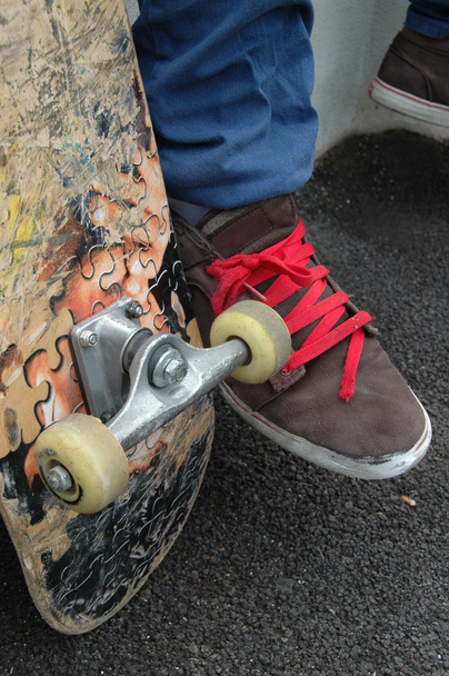 test skateboarden - 006 - Foto, afbeelding