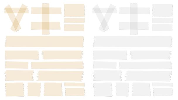 Simboli e adesivi di diverse dimensioni su sfondo bianco
 - Vettoriali, immagini