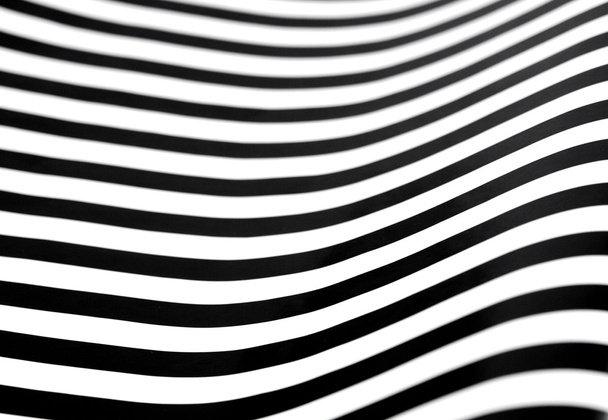 Rayures courbes noir et blanc
 - Photo, image