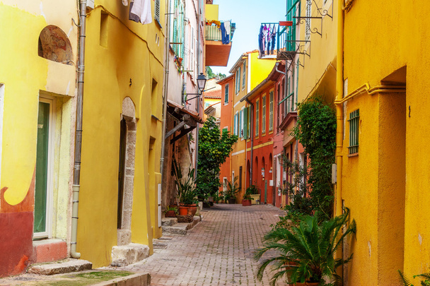 Vista de las calles. Villefranche-sur-Mer, Niza, Costa Azul
. - Foto, imagen