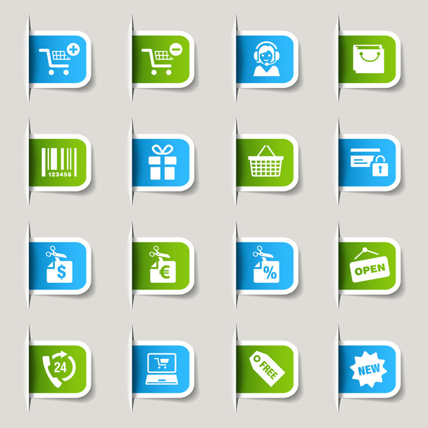 Label - Shopping icons - Vector, Image
