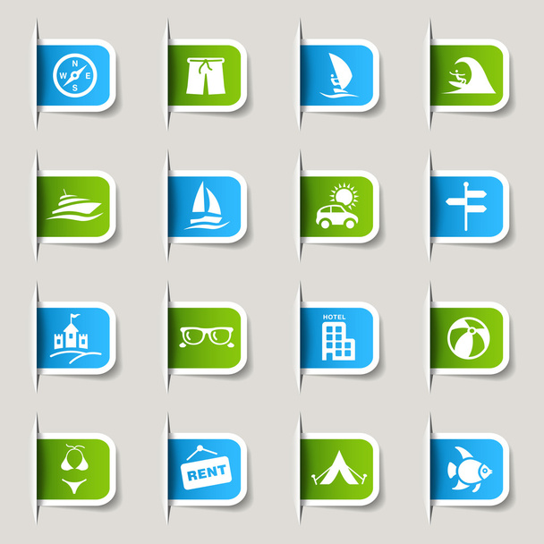 Label - Vacation icons - Vector, Image