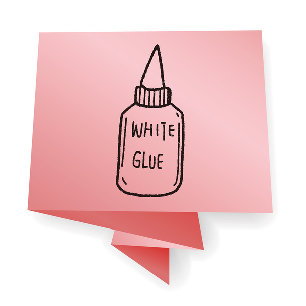 glue doodle vector illustration - Vector, Image
