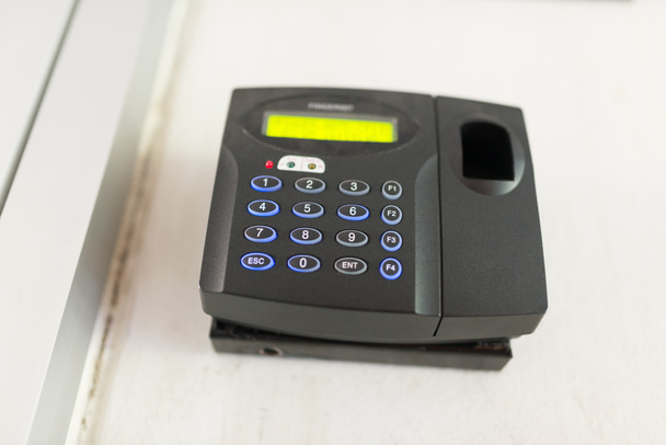 Sicherheit des Fingerabdruckautomaten - Foto, Bild