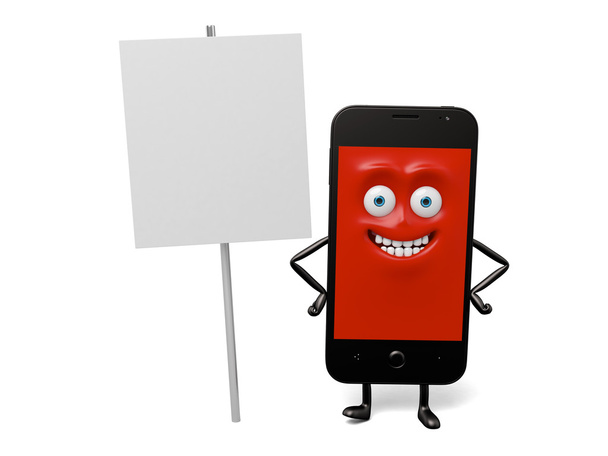 Мобильный телефон, рекламный щит, текст, пустой
 - Фото, изображение
