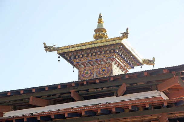 Kyichu Lhakhang Tapınağı, vadi: Paro, Bhutan - Fotoğraf, Görsel