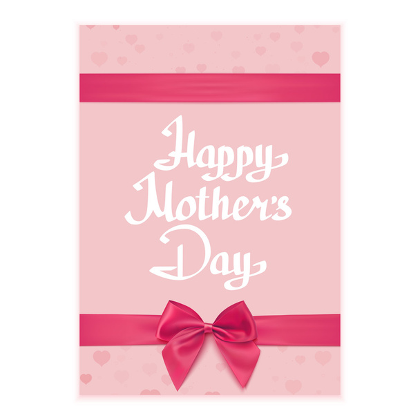 Happy Mothers Day greeting card. - Вектор,изображение
