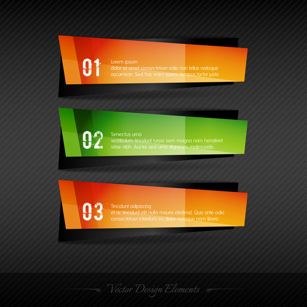 Business stickers on the gray background for infographics webdes - Διάνυσμα, εικόνα